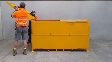 BS.1 - Bulk Sheet Pallet with half drop gate