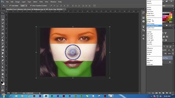 Photoshop Tutorial: How to Paint Flag on to a Face