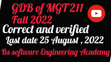 GDB of MGT 211 of 2022 || GDB no 01 of MGT211 || GDB of MGT 211 in urdu