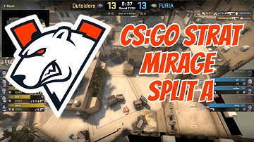 Mirage A Split Tactic By Virtus Pro (CS:GO STRATEGY)