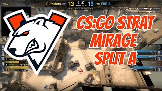 Mirage A Split Tactic By Virtus Pro (CS:GO STRATEGY)