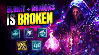 The NEW BEST Necromancer Levelling Build | Blight   Minions Is BROKEN (Lvl 1-50) | Diablo 4 Season 4