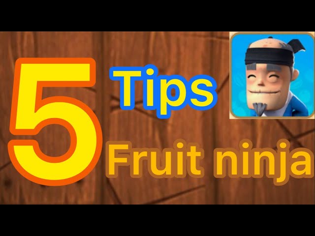 Fruit Ninja Style Tech Demo + Bbdoc