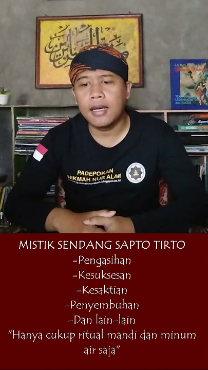 MISTERI SENDANG SAPTO TIRTO