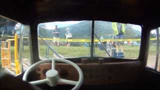 Cowichan fair drive around 850 Kenworth Cab view