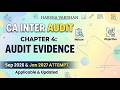 CA Inter Audit- Audit Evidence for Sept 2026 in Telugu