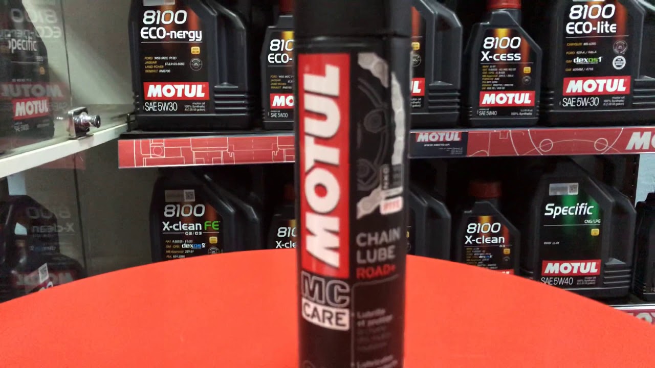 Motul chain lube road plus YouTube