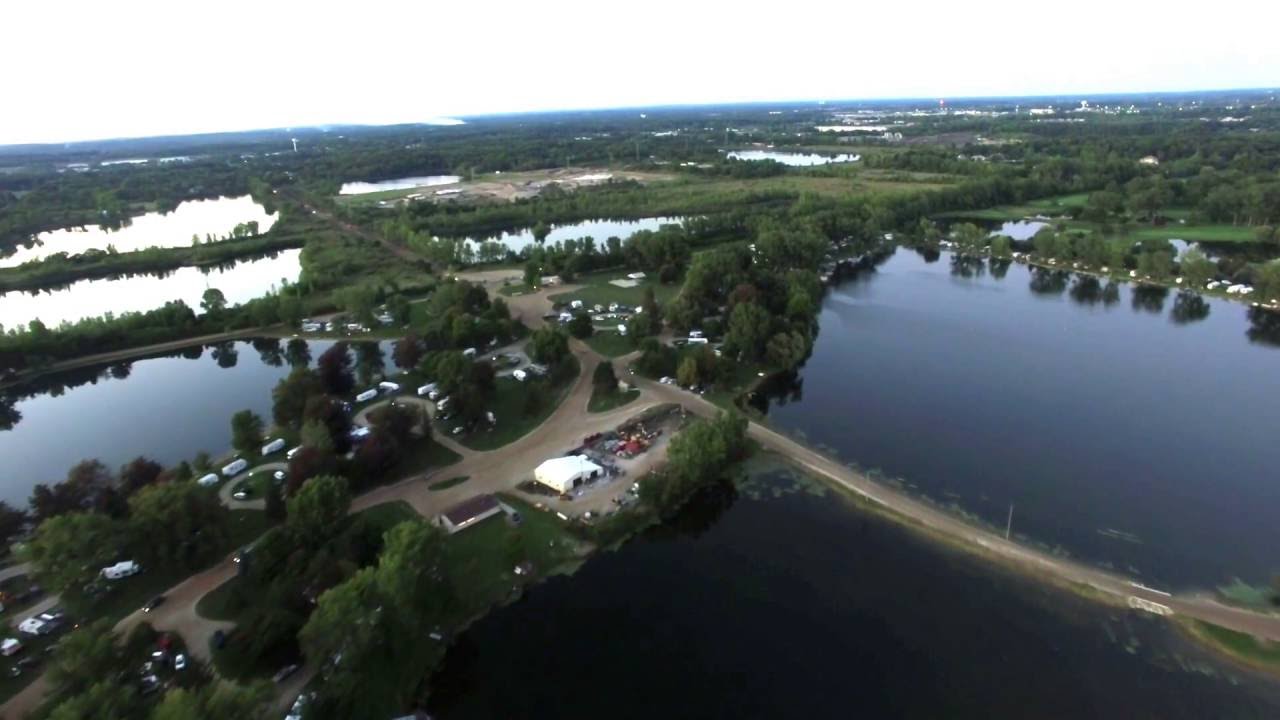 Haas Lake Campground Michigan Phantom 3 Pro YouTube