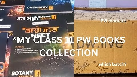 Unboxing Arjuna Neet Module |* Class 11 Science PCB | 📚*Physics Wallah"  @PhysicsWallah