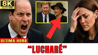 “LUCHARÉ”: Impactante comentario EN VIVO de William sobre Harry, Charles y el CÁNCER de Catherine