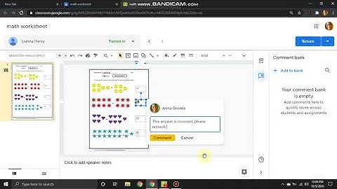 How to return a graded assignment in google classroom