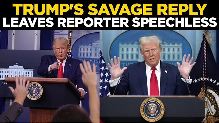 Donald Trump Live | Trump’s Savage Shutdown of Reporter in Fiery Briefing | White House | US News
