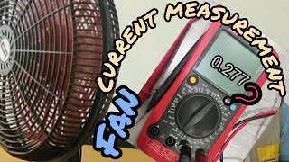 HOW TO USE MULTIMETER TO  MEASURE CURRENT   CONSUMED BY AN APPLIANCE