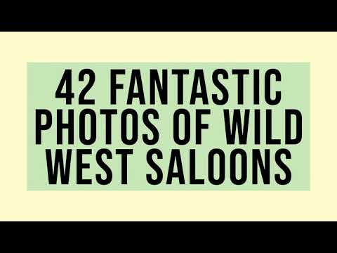 Fascinating Old Photos of Wild West Saloons 1870s - 1900s