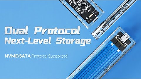 ORICO M.2 SSD Enclosure | NVMe/SATA Protocol Supported