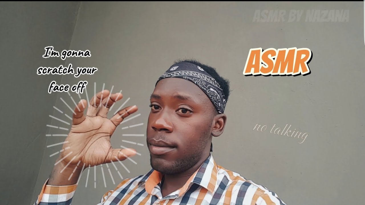 ASMR | scratching your face until you fall asleep 😴💤