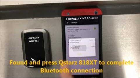 Qstarz 818XT used with RaceChrono APP Android phone EN
