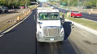 Hwy 55 Park Construction with Beach Transport