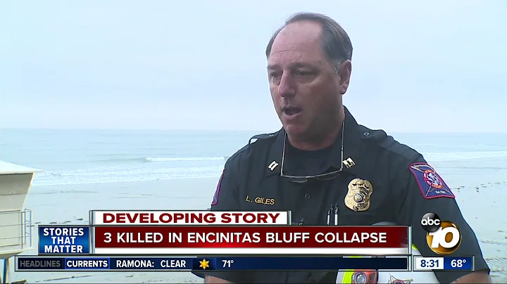 3 killed in Encinitas bluff collapse