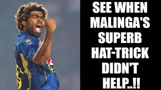 Lasith malinga claims 4th hat-trick against bangladesh in 2nd t20.
star sri lankan pacer claimed his international cricket du...