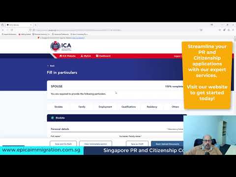 Singapore PR and Citizenship Application step-by-step Guide : New ICA Portal / e-services Steps