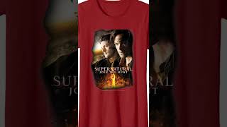 T-Shirt Supernatural Flaming Poster