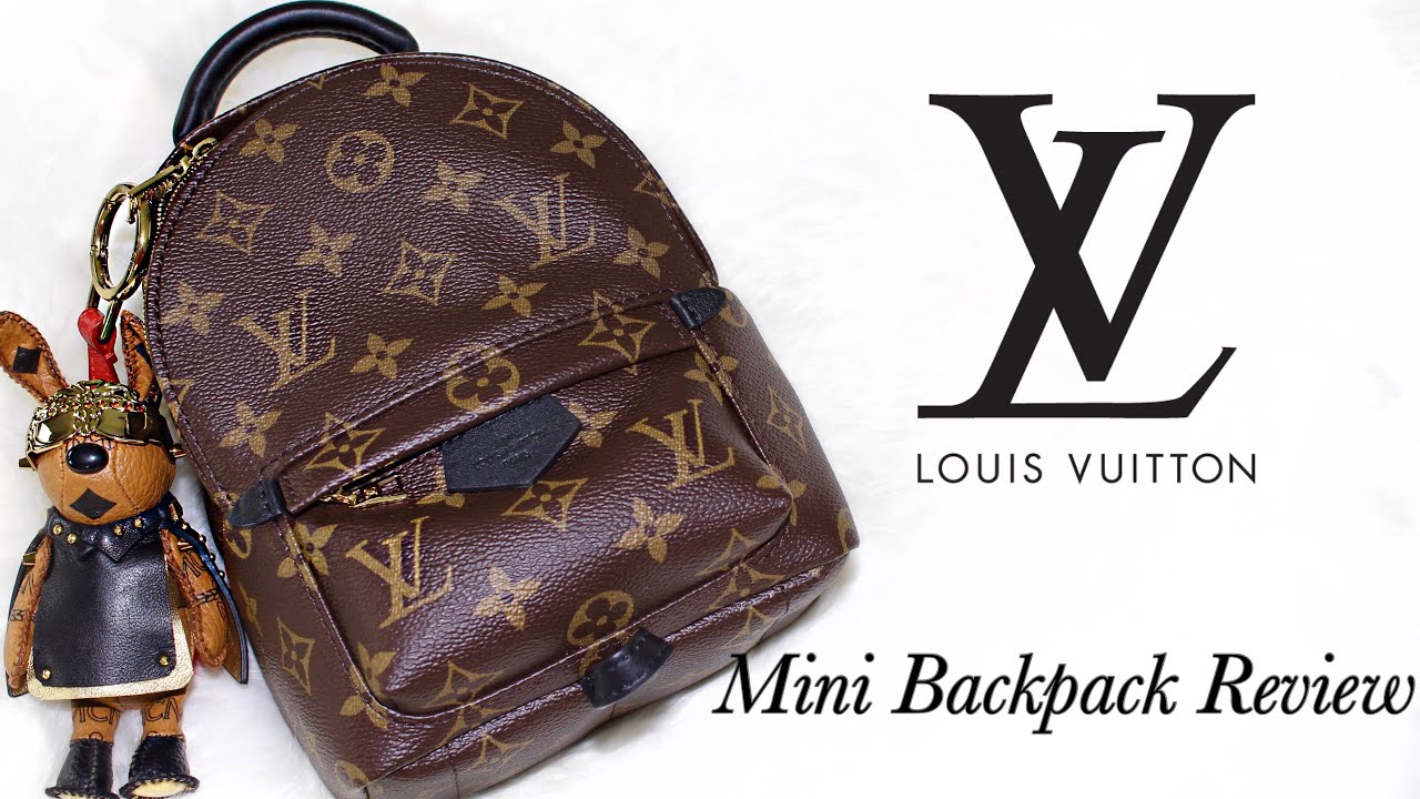 Louis Vuitton Palm Spring Mini Backpack Review |What&#39;s in my Bag| 2018 - YouTube