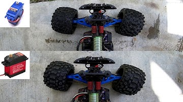 Traxxas Summit steering servo upgrade