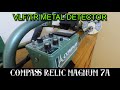The Compass Relic Magnum 7a Vintage Metal Detector Air Depth Test
