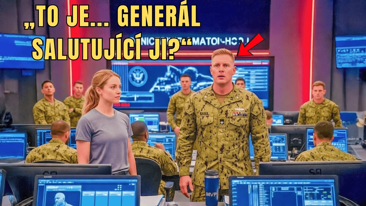 Příslušník Navy se jí zeptal na hodnost ze žertu — pak jí čtyři generálové okamžitě zasalutovali.