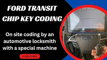Ford Transit Chip Key Coding - How to Program a Ford Transponder Key with a Special Machine