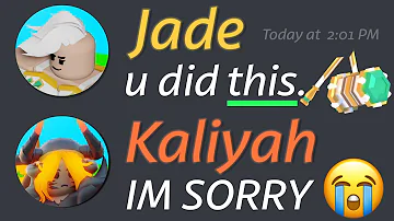 If Kaliyah Broke Jade's Hammer.. (Roblox BedWARS)