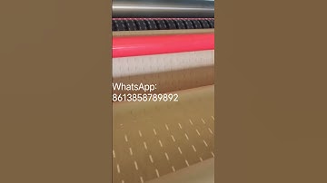 kraft paper perforating and rewinding machine