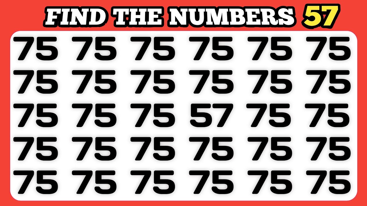 Can You Find the Hidden Numbers and Letters? Only Geniuses Can Solve ...
