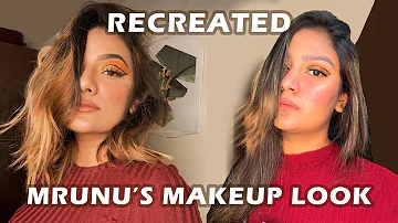 Recreating MRUNAL PANCHAL’s aka MRUNU’s Makeup 😍❤ | Glam Makeup Look @GujjuUnicorn  | Khushi Vlogs