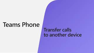 How to Transfer a call to another device in Microsoft Teams screenshot 2