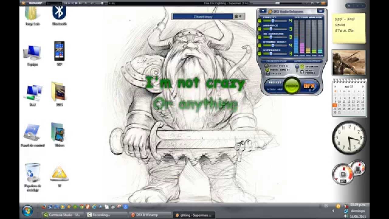 Five For Fighting - Superman (It's Not Easy) | Lyrics (Winamp's plugin)