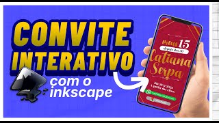 COVITE INTERATIVO usando InkScape