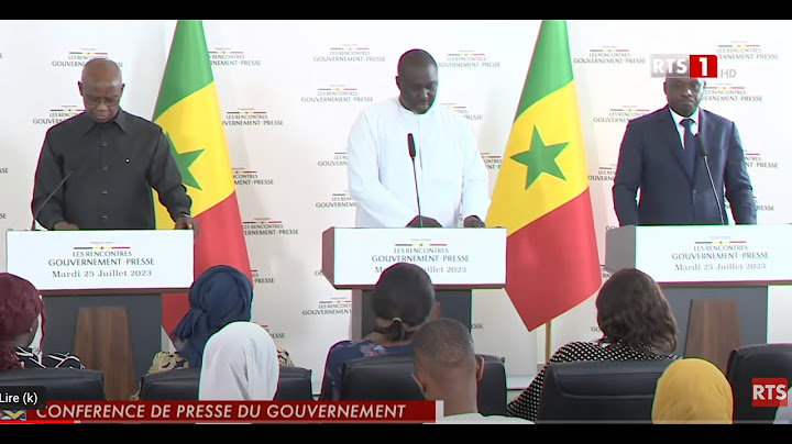 GOUVERNEMENT FACE A LA PRESSE - MARDI 25 JUILLET 2023