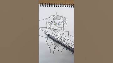 drawing vox/Vincent human form ✨🏨#hazbinhotel #alastor #illustration #nostalgia #upsidedown #drawing