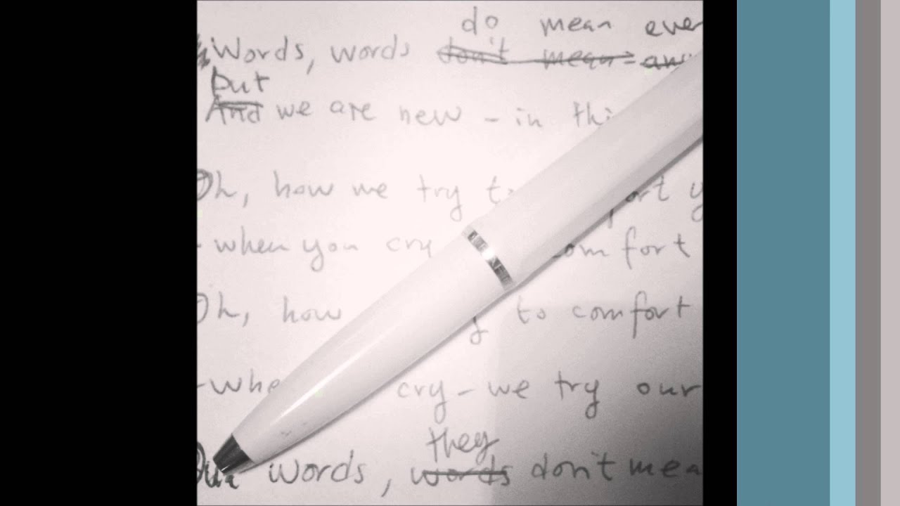 Words (Singer-songwriter JMDahlstrom)