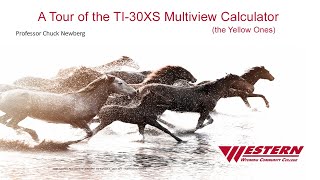 Chuck Newberg Fall 2023 Tour of the TI 30XS Calculator