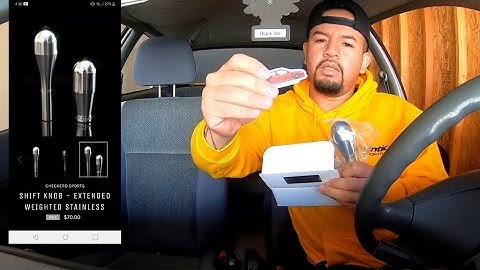 checkered sports weighted shift knob review