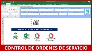 CONTROL DE ORDENES DE SERVICIO-Seguimiento de Tareas en Excel GRATIS- ORDEN DE TRABAJO EN EXCEL screenshot 3