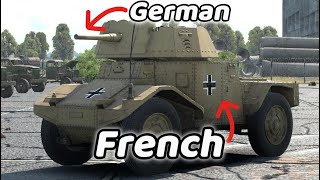 German 50mm Gun + French Armored Car = Pz.Sp.Wg.P204(f) KwK