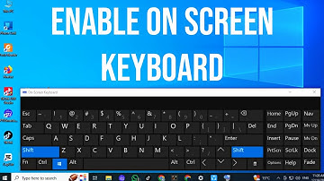 How To Turn On Your On Screen Keyboard In Windows 10/11/7/8 | Enable On Screen Keyboard On Pc/laptop