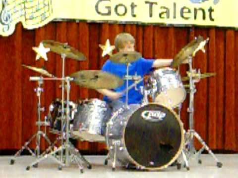 Aaron Braddock ~ Drum Solo ~ 1st place CTMS Talent...