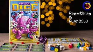 Brettspiel OctoDice - Regeln & Let`s Play - SOLO