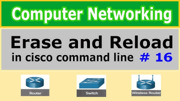 Erase and Reload in cisco command line