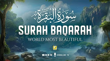 Surah Al Baqarah Full سورة البقره | Relaxing Calming & Heart Touching Quran | Zikrullah TV